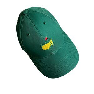 Masters Men's Green Golf Hat Adjustable Strapback  Embroidered Logo